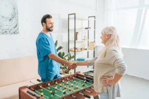 Occupational therapist providing home health care services in Flower Mound TX